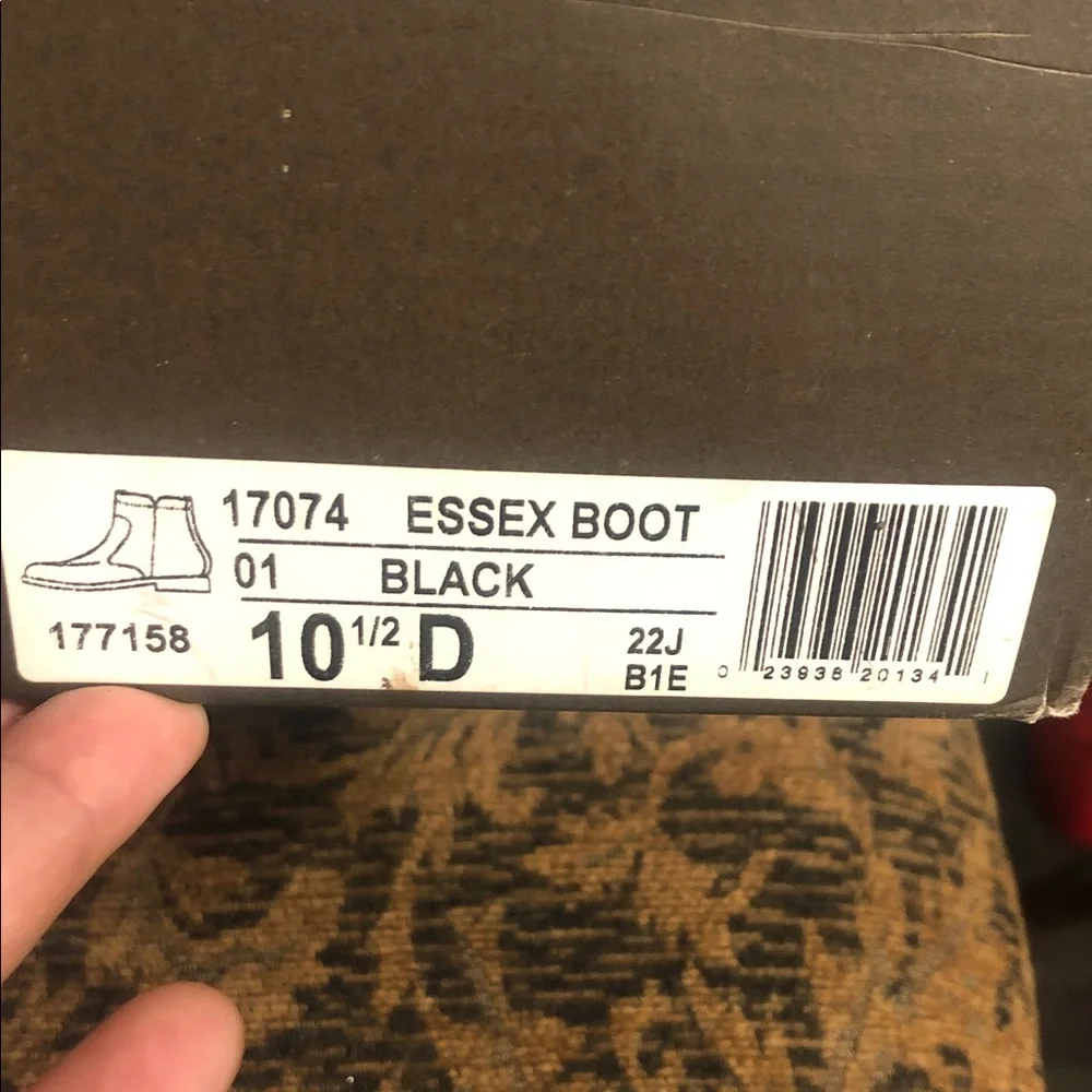 Florsheim Black Leather Zip Dress Boots - Picture 11 of 16